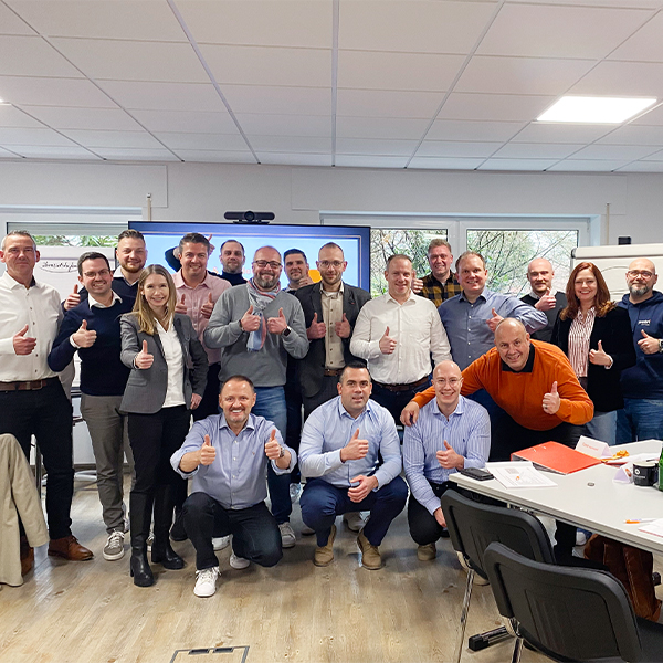 Petri Team auf einem Gruppenfoto