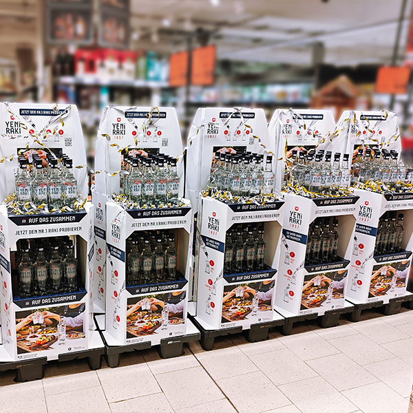 Zweitplatzierung von Yeni Raki im Markt